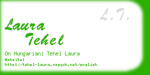 laura tehel business card